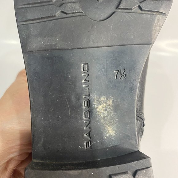 Bandolino Women's Tisdale Boot Size 7.5, Black Leather, Mid-Calf - Picture 8 of 11